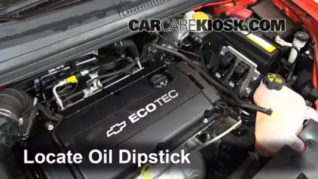 2012 Chevrolet Sonic LT 1.8L 4 Cyl. Sedan Huile Vérifier le niveau de l'huile